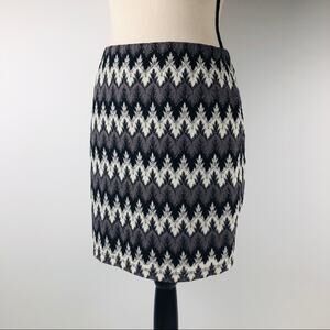 Chevron print  Skirt by J Cooper   Medium